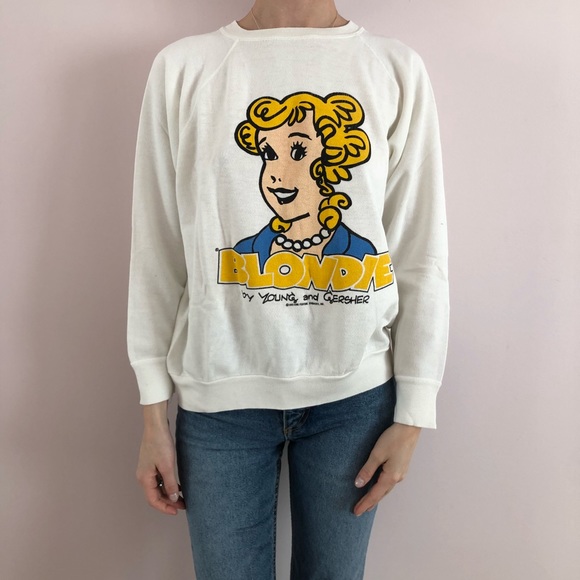 Vintage Sweaters - VINTAGE Blondie Cartoon graphic sweater